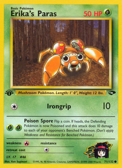 Pokemon Gym Challenge Erika's Paras - 71