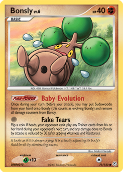 Pokemon Diamond & Pearl Bonsly - 71