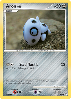 Pokemon Mysterious Treasures Aron - 71
