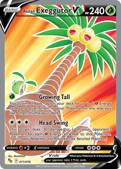 Pokemon Pokémon GO Alolan Exeggutor V - 71