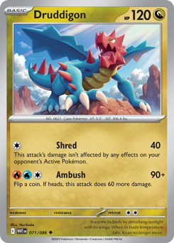 Pokemon White Flare Druddigon - 71