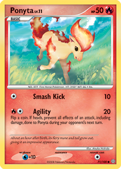 Pokemon Stormfront Ponyta - 71