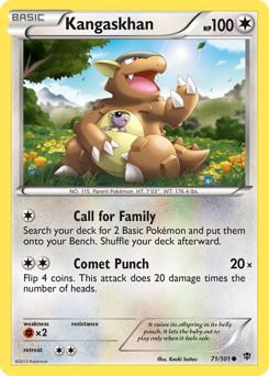 Pokemon Plasma Blast Kangaskhan - 71