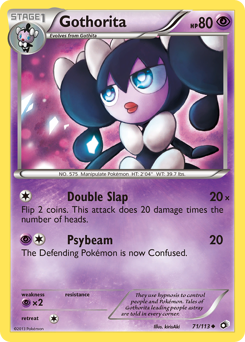 Pokemon Legendary Treasures Gothorita - 71