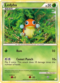 Pokemon HeartGold & SoulSilver Ledyba - 71