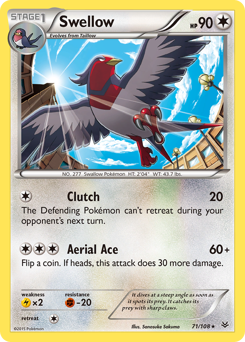 Pokemon Roaring Skies Swellow - 71
