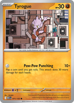 Pokemon Mega Evolution Tyrogue - 71
