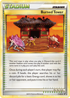 Pokemon HS—Undaunted Burned Tower - 71