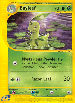 Pokemon Expedition Base Set Bayleef - 71