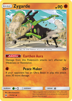 Pokemon Forbidden Light Zygarde - 71