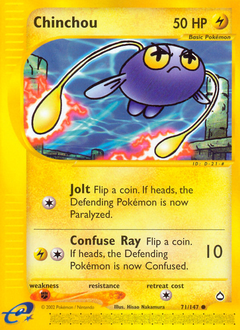 Pokemon Aquapolis Chinchou - 71