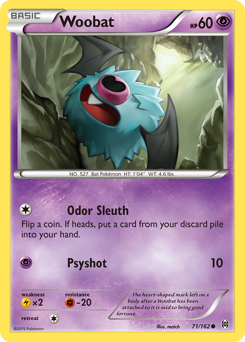 Pokemon BREAKthrough Woobat - 71