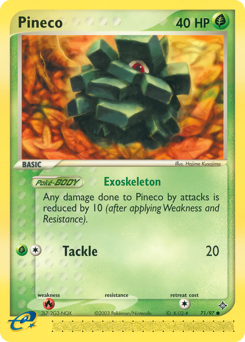 Pokemon Dragon Pineco - 71