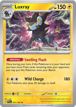 Pokemon Paldea Evolved Luxray - 71
