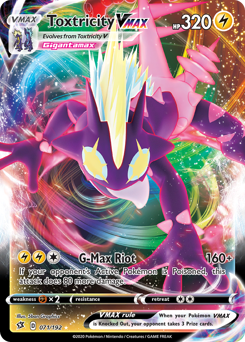 Pokemon Rebel Clash Toxtricity VMAX - 71