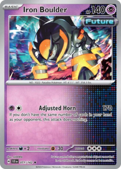 Pokemon Stellar Crown Iron Boulder - 71