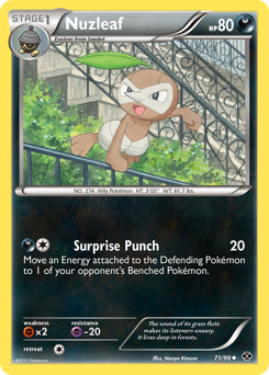 Pokemon Next Destinies Nuzleaf - 71