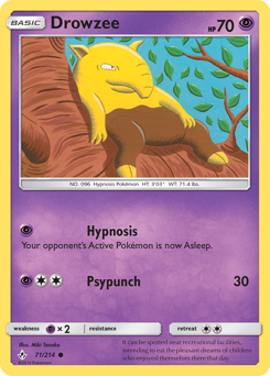 Pokemon Unbroken Bonds Drowzee - 71