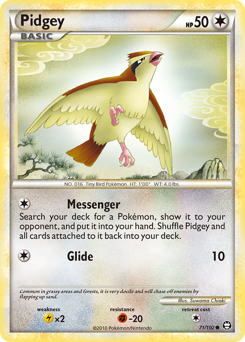 Pokemon HS—Triumphant Pidgey - 71