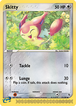 Pokemon Ruby & Sapphire Skitty - 71