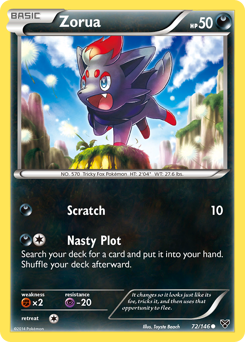 Pokemon XY Zorua - 72