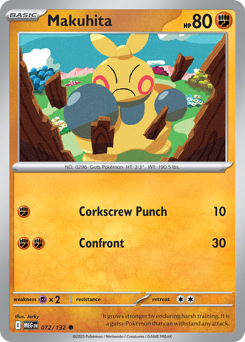 Pokemon Mega Evolution Makuhita - 72