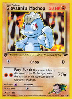 Pokemon Gym Challenge Giovanni's Machop - 72