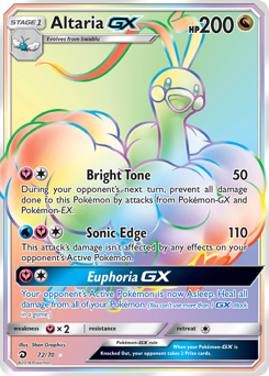 Pokemon Dragon Majesty Altaria-GX - 72