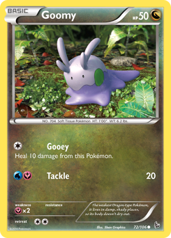 Pokemon Flashfire Goomy - 72