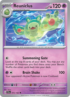Pokemon Temporal Forces Reuniclus - 72