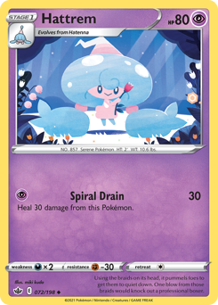 Pokemon Chilling Reign Hattrem - 72