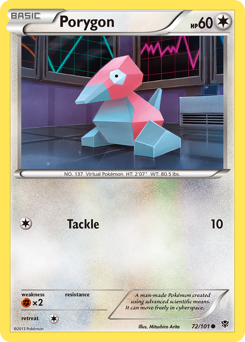 Pokemon Plasma Blast Porygon - 72