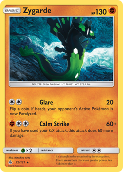 Pokemon Forbidden Light Zygarde - 72