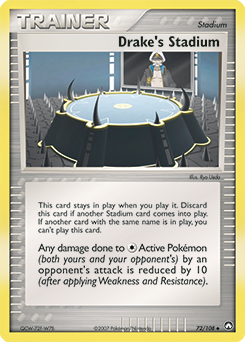 Pokemon Power Keepers Drake's Stadium - 72