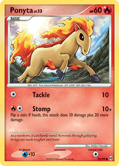 Pokemon Arceus Ponyta - 72