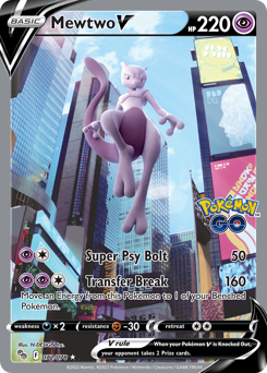 Pokemon Pokémon GO Mewtwo V - 72