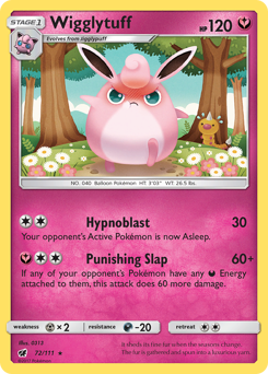Pokemon Crimson Invasion Wigglytuff - 72