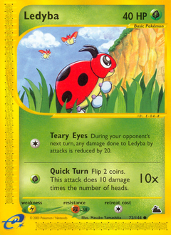 Pokemon Skyridge Ledyba - 72