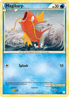 Pokemon HeartGold & SoulSilver Magikarp - 72