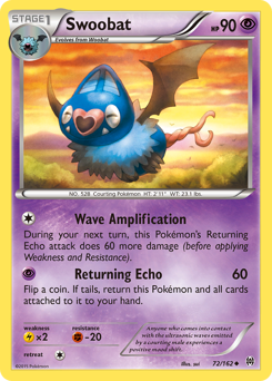 Pokemon BREAKthrough Swoobat - 72