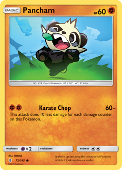 Pokemon Guardians Rising Pancham - 72