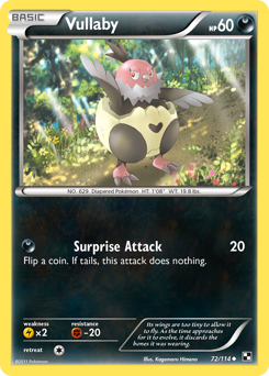 Pokemon Black & White Vullaby - 72