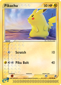 Pokemon Sandstorm Pikachu - 72