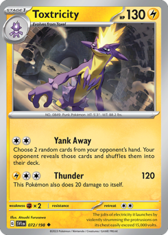 Pokemon Scarlet & Violet Toxtricity - 72