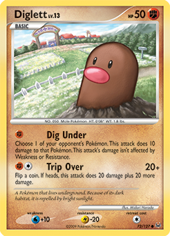 Pokemon Platinum Diglett - 72