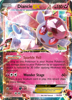 Pokemon Fates Collide Diancie-EX - 72