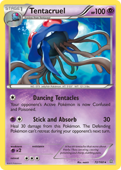 Pokemon Primal Clash Tentacruel - 72