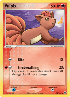 Pokemon Emerald Vulpix - 72