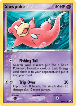 Pokemon Unseen Forces Slowpoke - 72