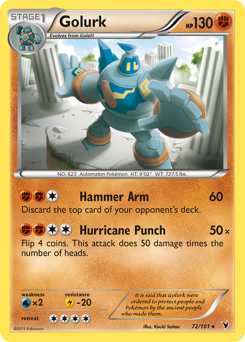 Pokemon Noble Victories Golurk - 72